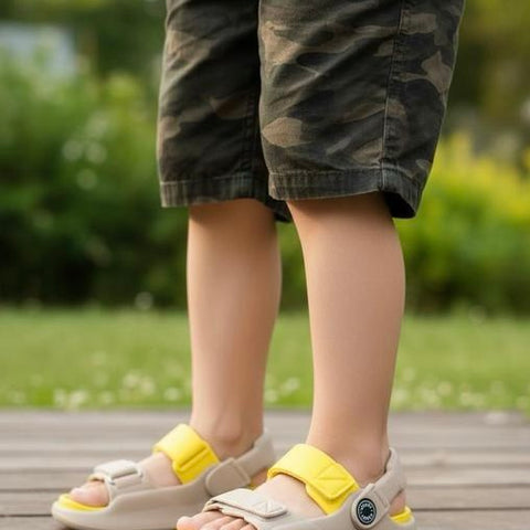 GenZpro premium Sandal for kids Yellow