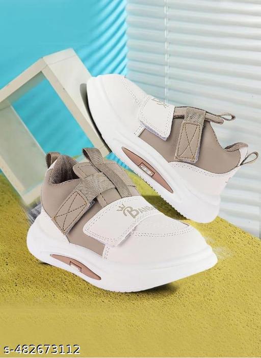 GenZpro Premium White and Brown Shoe