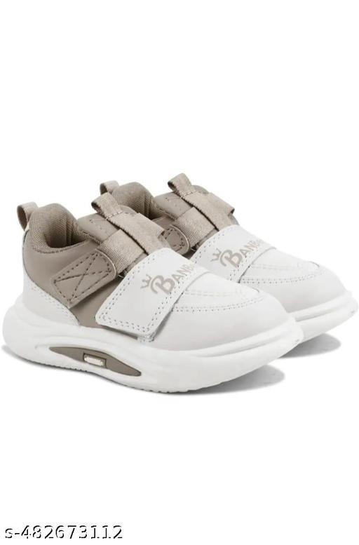 GenZpro Premium White and Brown Shoe